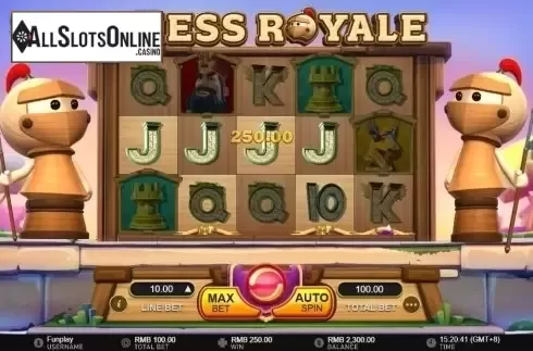 Win Screen. Chess Royale from GamePlay