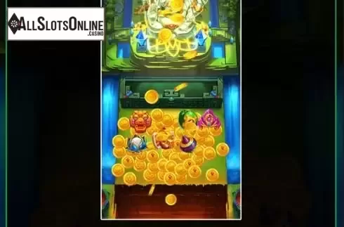Coin spray feature