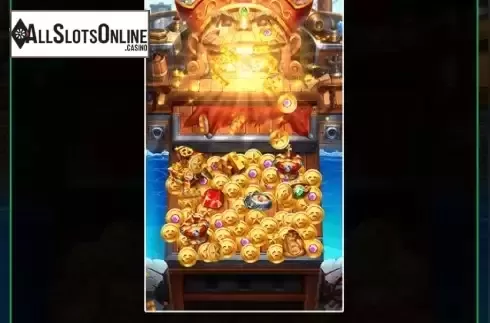 Coin spray feature screen