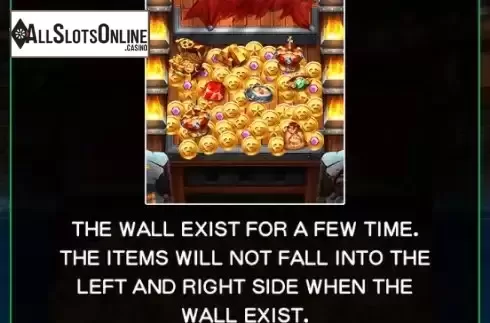 Side wall feature screen