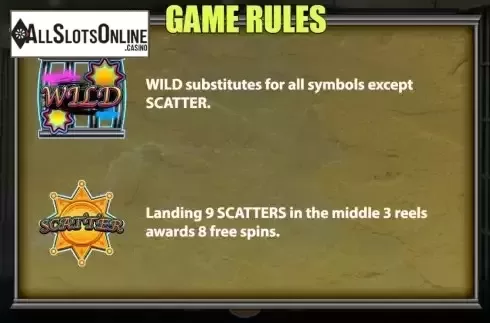 Game Rules screen