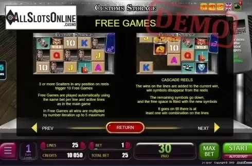 Free  Games. Customs Storage from Belatra Games