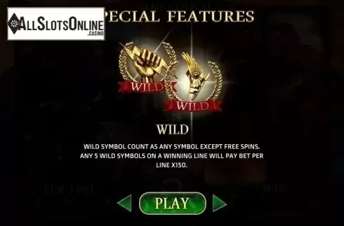 Special features. Demi Gods II from Spinomenal