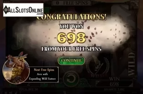 Total Win. Demi Gods II 15 Edition from Spinomenal