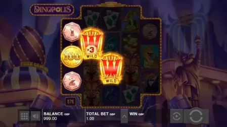 Dinopolis slot screenshot 3