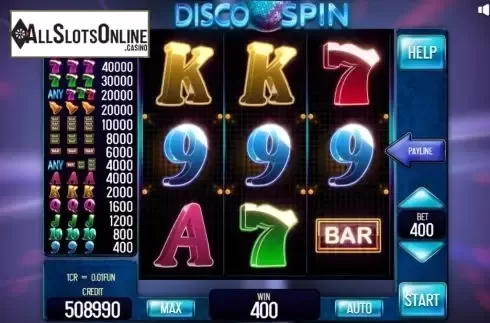 Win screen 3. Disco Spin Pull Tabs from InBet Games