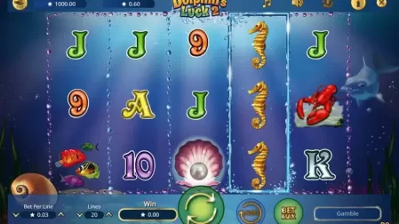 Dolphin’s Luck 2 slot screenshot 1