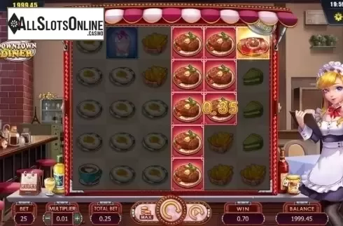 Win Screen. Downtown Diner from Dream Tech
