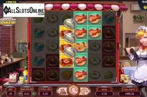 Win Screen. Downtown Diner from Dream Tech