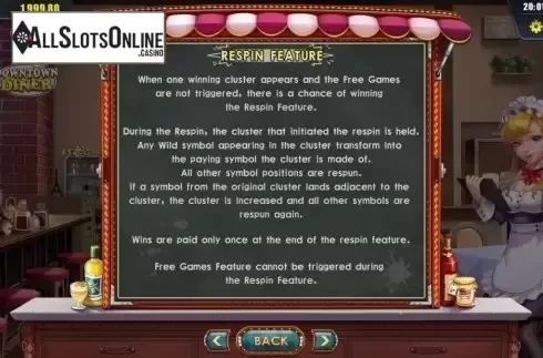 Game Rules. Downtown Diner from Dream Tech