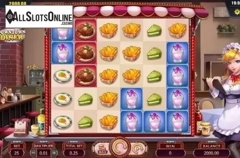 Reel Screen. Downtown Diner from Dream Tech