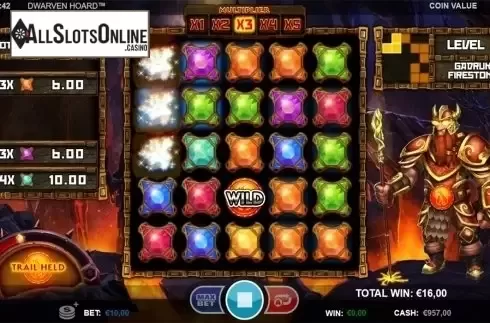 Avalanche screen 2. Dwarven Hoard from Betsson Group