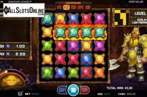 Win screen 2. Dwarven Hoard from Betsson Group
