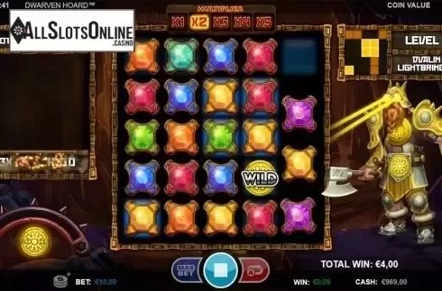 Avalanche screen. Dwarven Hoard from Betsson Group