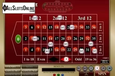 Game Screen. Easy Roulette (iSoftBet) from iSoftBet