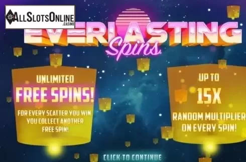 Start Screen. Everlasting Spins from Swintt