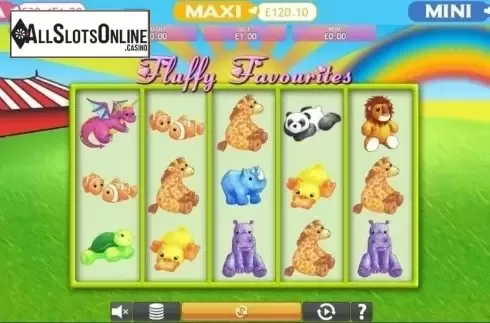 Reel Screen. Fluffy Mega Jackpot from Eyecon