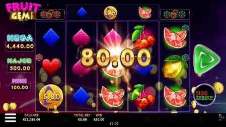 Fruit Gemz Splitz slot screenshot 5