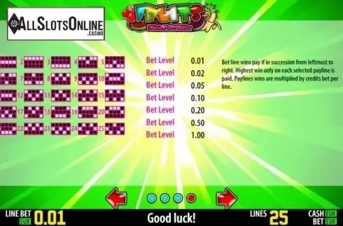 Winlines. Fruits Dimension HD from World Match