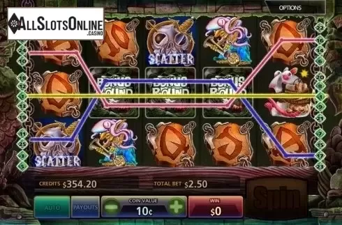 Bonus Symbol screen. Goblins Hideout from MultiSlot