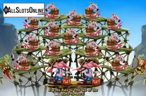 Bonus Game screen. Goblins Hideout from MultiSlot
