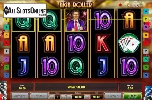 Game workflow 2. High Roller (Novomatic) from Novomatic