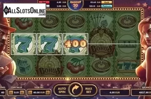 Win Screen. Hit in Vegas from NetGame