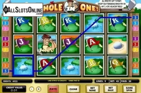 Win Screen. Hole in One (Amaya) from Amaya