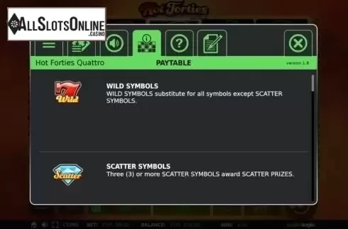 Features. Hot Forties Quattro from StakeLogic