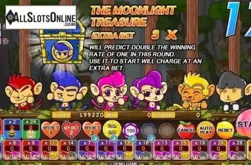 Extra Bet Screen