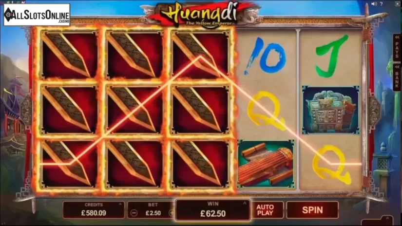 Screen3. Huangdi-The Yellow Emperor from Microgaming