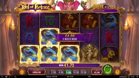 Idol of Fortune slot screenshot 4