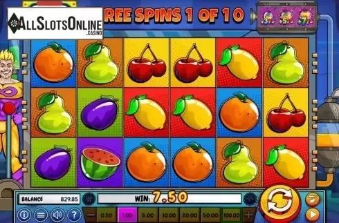 Free Spins 2. Infinity Hero from Wazdan