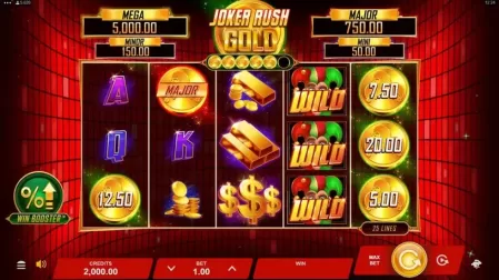 Joker Rush Gold slot screenshot 1