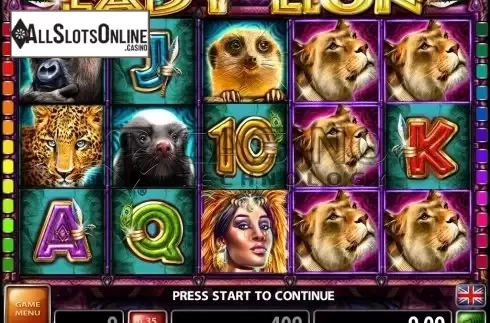 Screen3. Lady Lion from Casino Technology