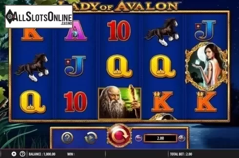 Reel Screen. Lady of Avalon from Barcrest