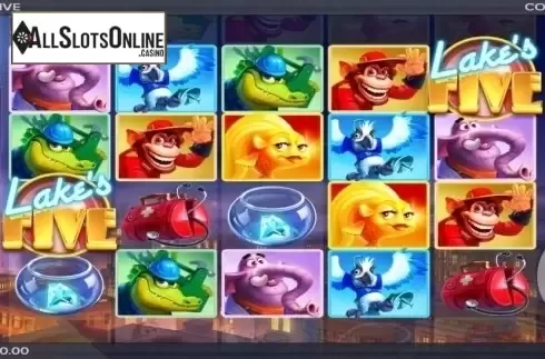 Reel Screen. Lake's Five Easter from ELK Studios