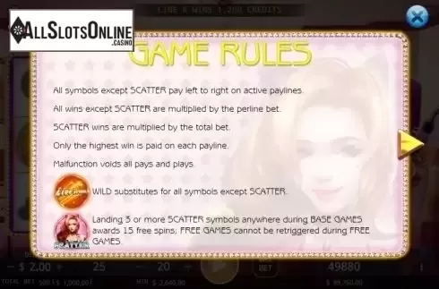 Game Rules. Live Streaming Star from KA Gaming