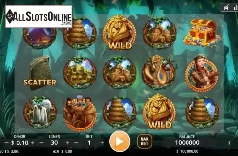 Reel screen. Lost Realm from KA Gaming