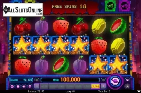 Win Screen. Lucky 9 from Wazdan