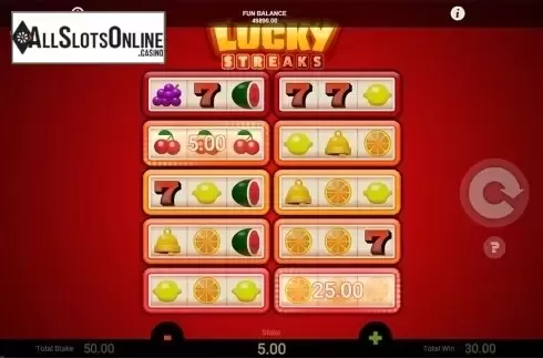 Game workflow . Lucky Streaks (1X2gaming) from 1X2gaming