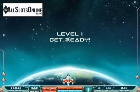 Screen6. Max Damage and the Alien Attack from Microgaming