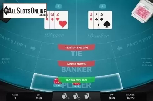 Game Screen 3. Mini Baccarat (Mascot Gaming) from Mascot Gaming