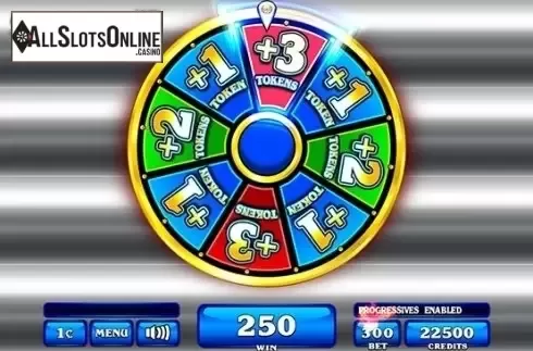Bonus Wheel. Money Roll Super Sky Wheel from Incredible Technologies