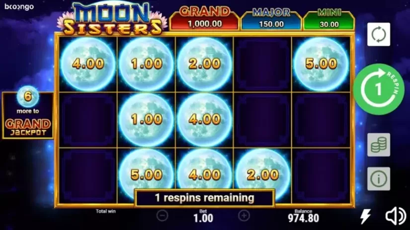 Moon Sisters slot screenshot 4