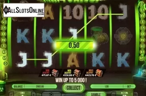 Win screen. Mr. Toxicus from Fugaso