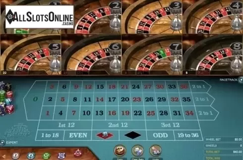 Game Screen 2. Multi Wheel Roulette from Microgaming