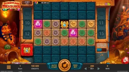 Mummyland Treasures slot screenshot 1