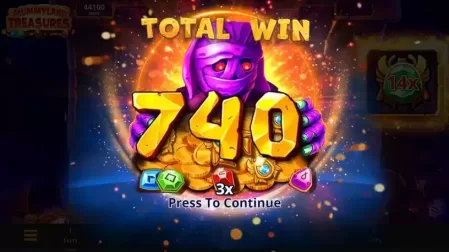 Mummyland Treasures slot screenshot 6