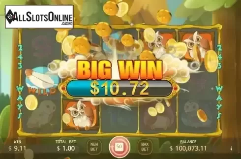 Big Win screen
